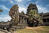 Angkor Wat temple, the fourth enclosure, the west gopura